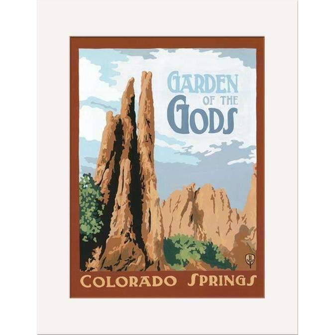 Julie Leidel Garden of the Gods Print Decor The Bungalow Craft 8 x 10 Matted Print 
