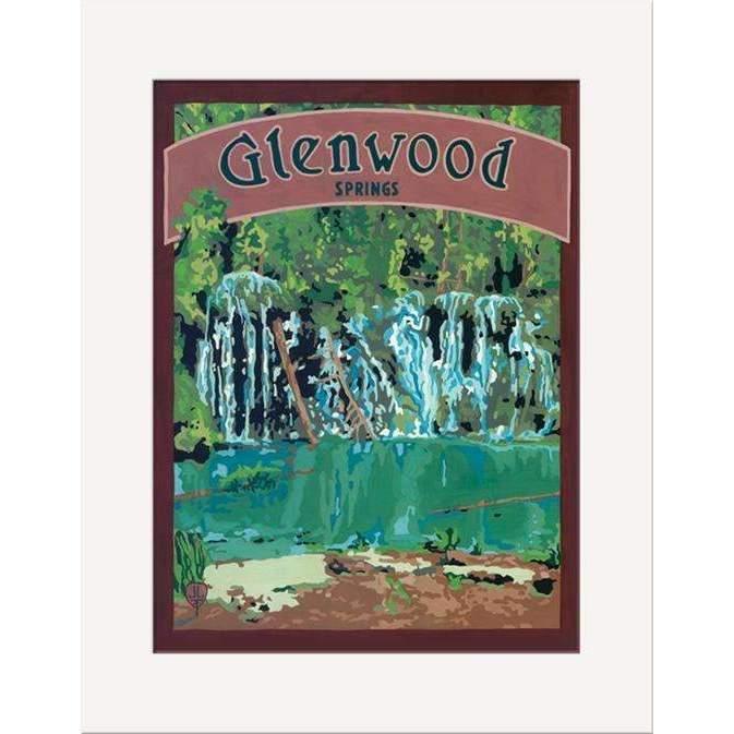Julie Leidel Glenwood Springs Print Decor The Bungalow Craft 8 x 10 Matted Print 