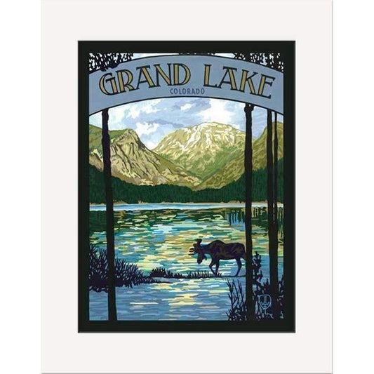 Julie Leidel Grand Lake Print Decor The Bungalow Craft 8 x 10 Matted Print 