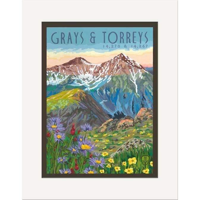 Julie Leidel Grays and Torreys Print Decor The Bungalow Craft 8 x 10 Matted Print 