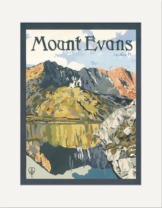 Julie Leidel Mount Evans Print Decor The Bungalow Craft 