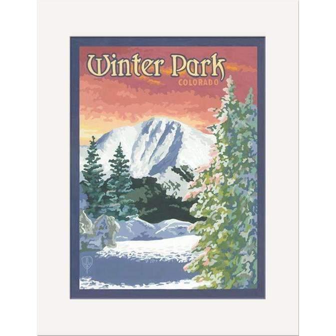 Julie Leidel Winter Park Print Decor The Bungalow Craft 8 x 10 Matted Print 