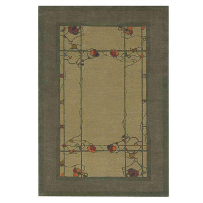 Pasadena Verde Wool Rug Rug Tiger Rug 10x14 