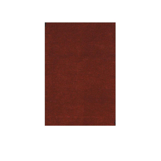 Solid Color Hand Knotted Himalayan Wool Rug-Red Rug Tiger Rug 