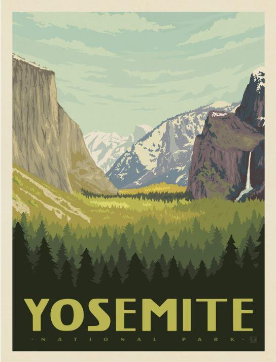Yosemite National Park Gifts True South Puzzle 