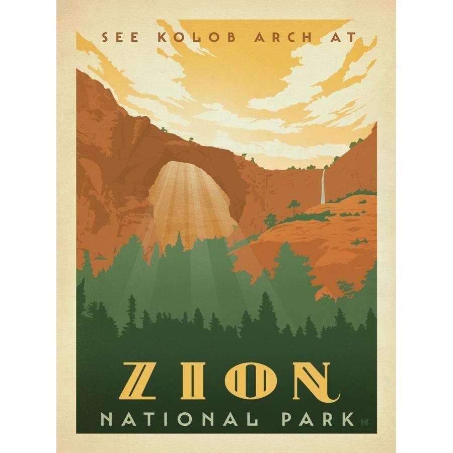 Zion National Park Gifts True South Puzzle 