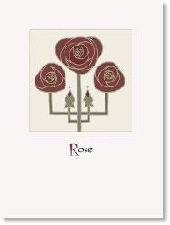 Birth Month Flower Print- June Rose Decor Wildflower Graphics 