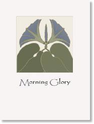 Birth Month Flower Print- September Morning Glory Decor Wildflower Graphics 