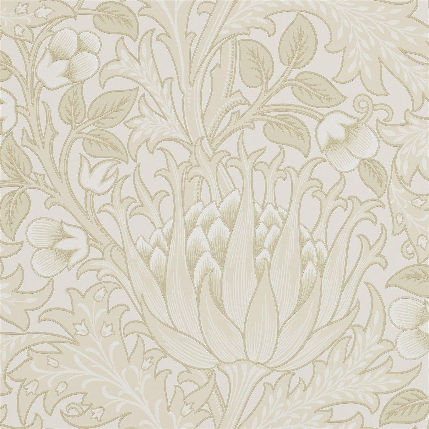 5008460 | Glossed Vellum, Cream - Schumacher Wallpaper