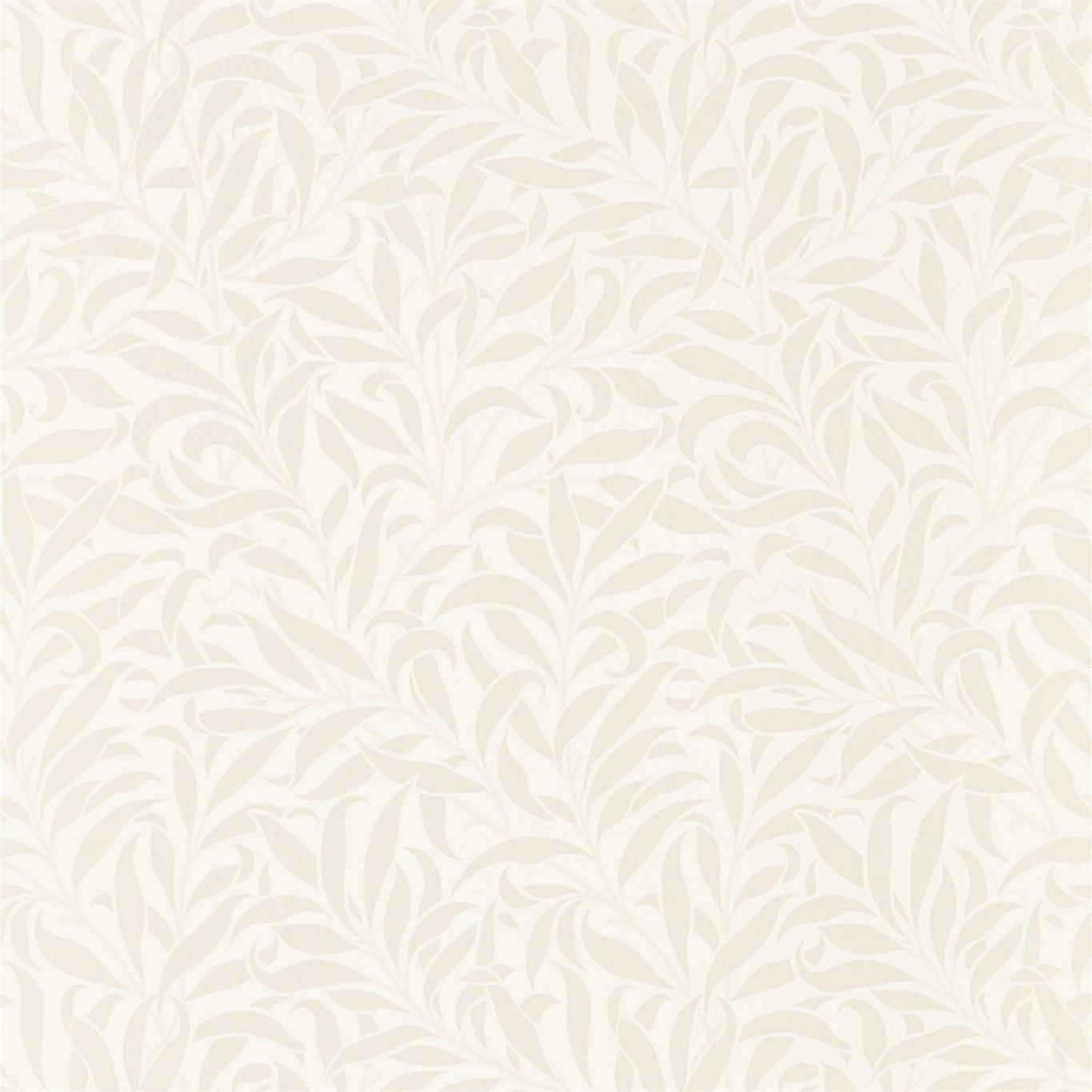 William Morris Willow Bough Wallpaper Decor Zoffany Ivory/Pearl 