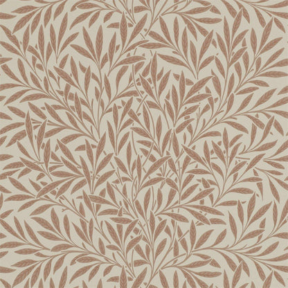 William Morris Willow Wallpaper Decor Zoffany Russet 