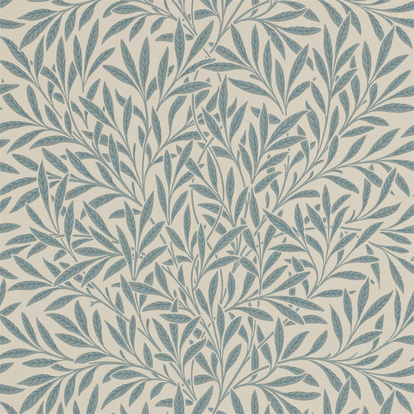 William Morris Willow Wallpaper Decor Zoffany Slate 